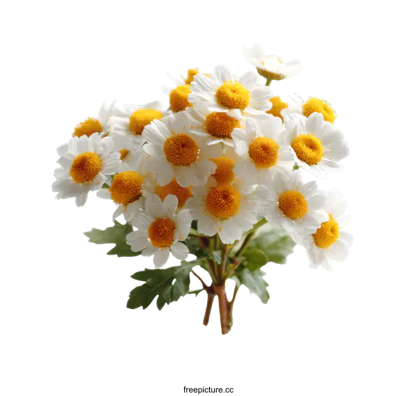 [Transparent Background PNG]A Bouquet of Delicate Daisies