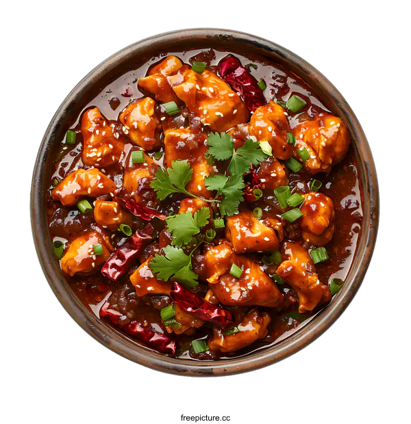[Transparent Background PNG]Szechuan cuisine Kung Pao chicken