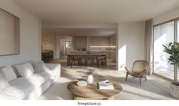 Modern Minimalist Living Room Interior Design