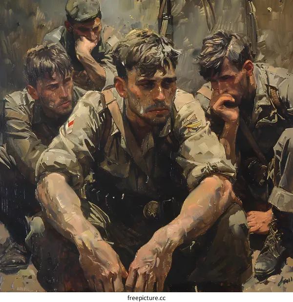 Weary Soldiers
