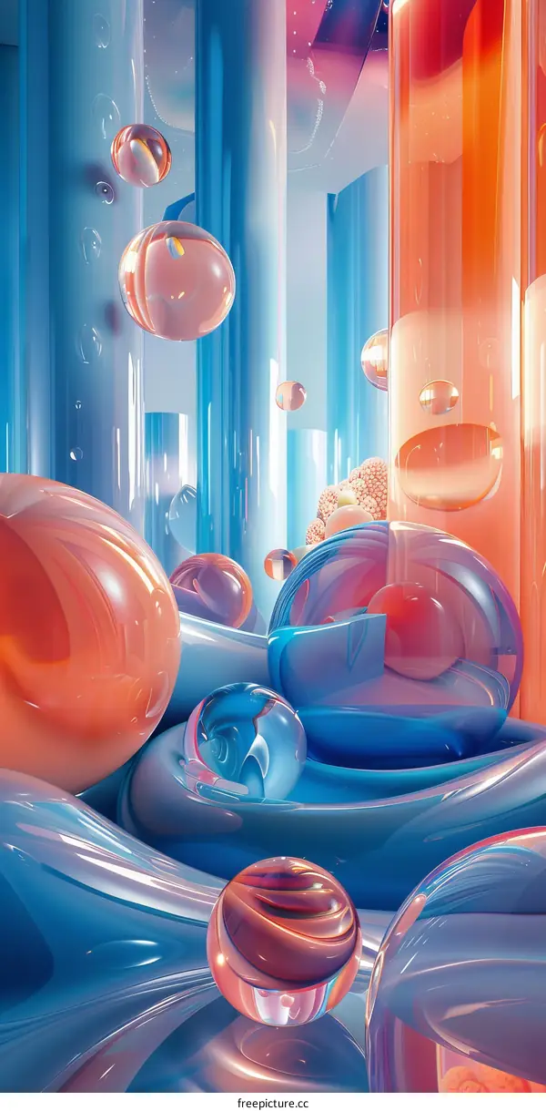 Abstract Colorful Geometric Shapes