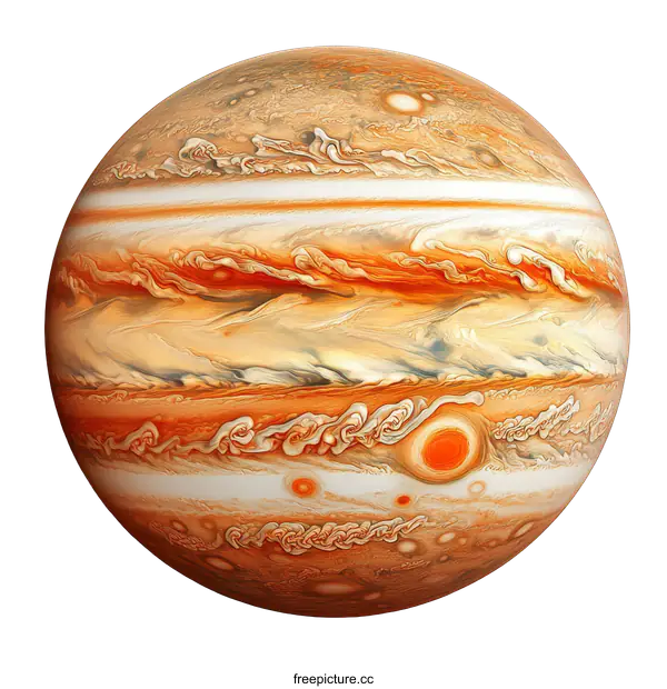 [Transparent Background PNG]Jupiter Planet Stunning Visual
