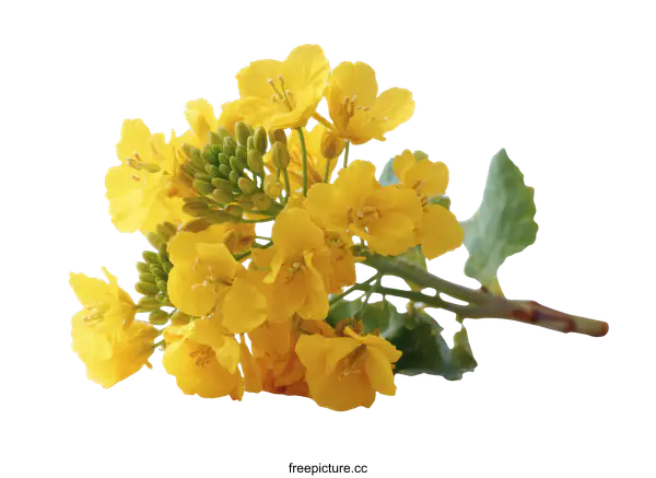 [Transparent Background PNG]Close-up View of Bright Yellow Flowers
