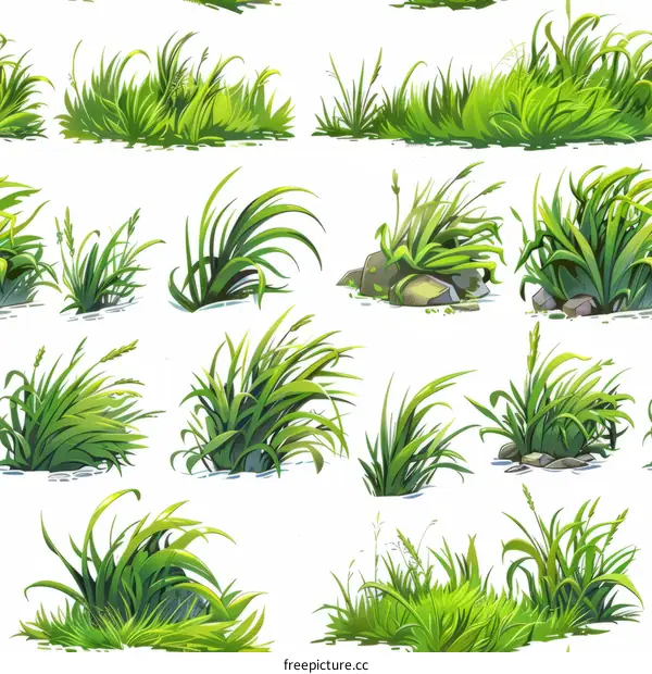 A Panoramic View of Verdant Grasslands