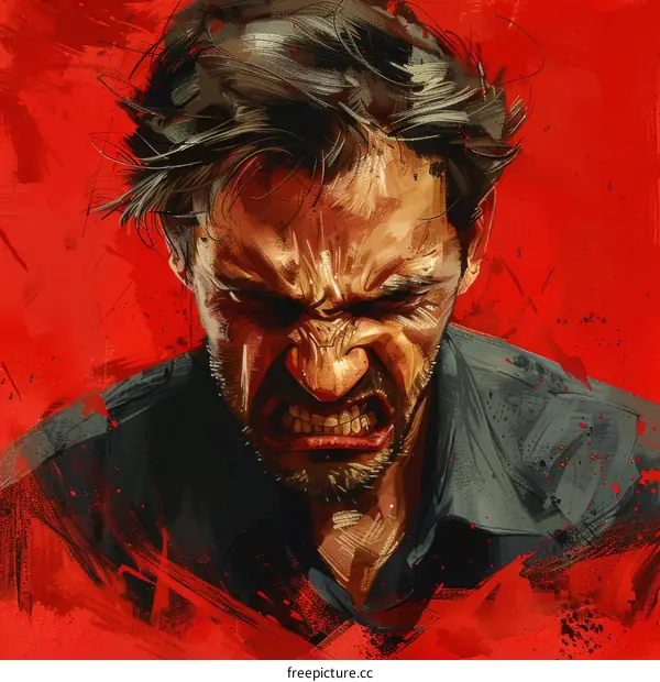 Portrait of an Angry Man