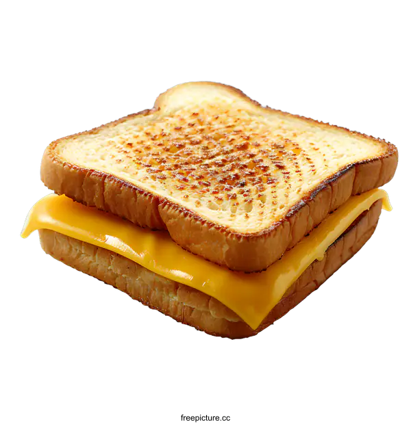 [Transparent Background PNG]Grilled cheese sandwich on white background