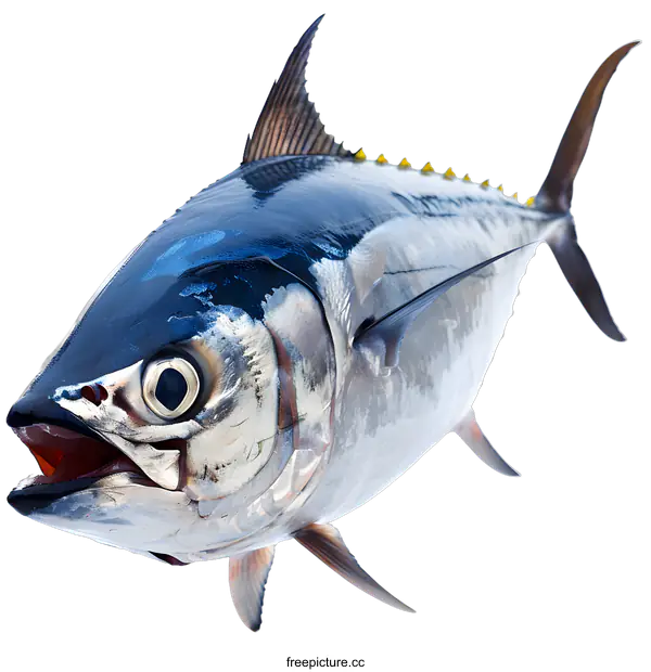 [Transparent Background PNG]Fresh Tuna Fish on White Background