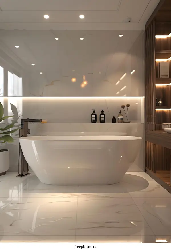 Stylish and Minimalist Bathroom Design