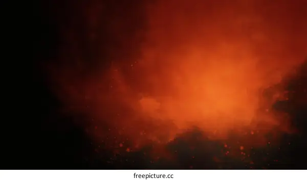 Fiery Abstract Background Design