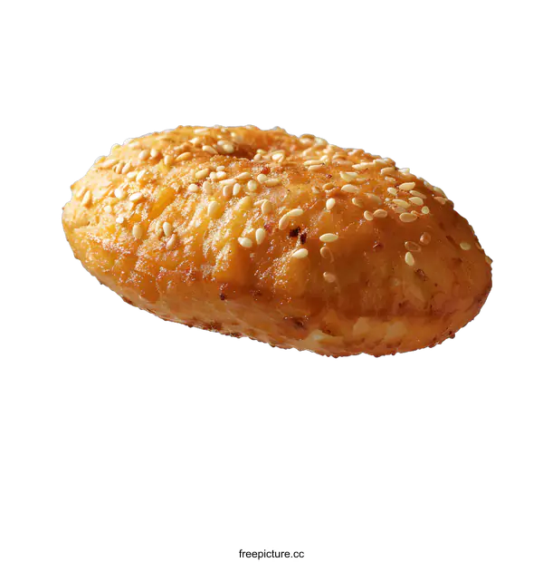 [Transparent Background PNG]Floating Sesame Seed Donut