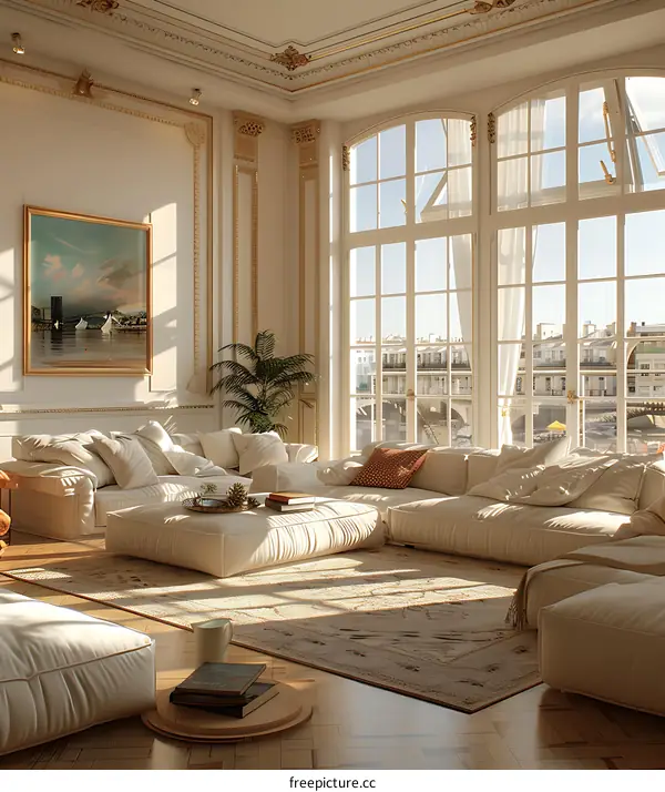 A Luxurious Apartment with Seine River View in Paris