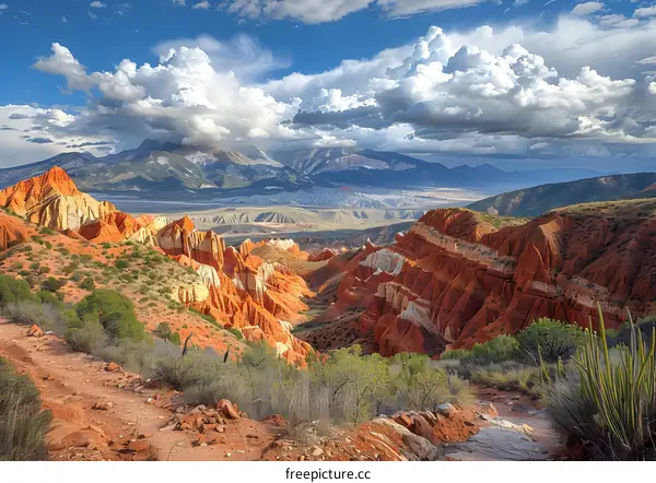 Red Rock Canyon Landscape
