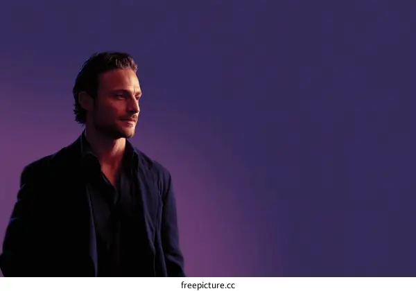 Stylish Caucasian Man Portrait