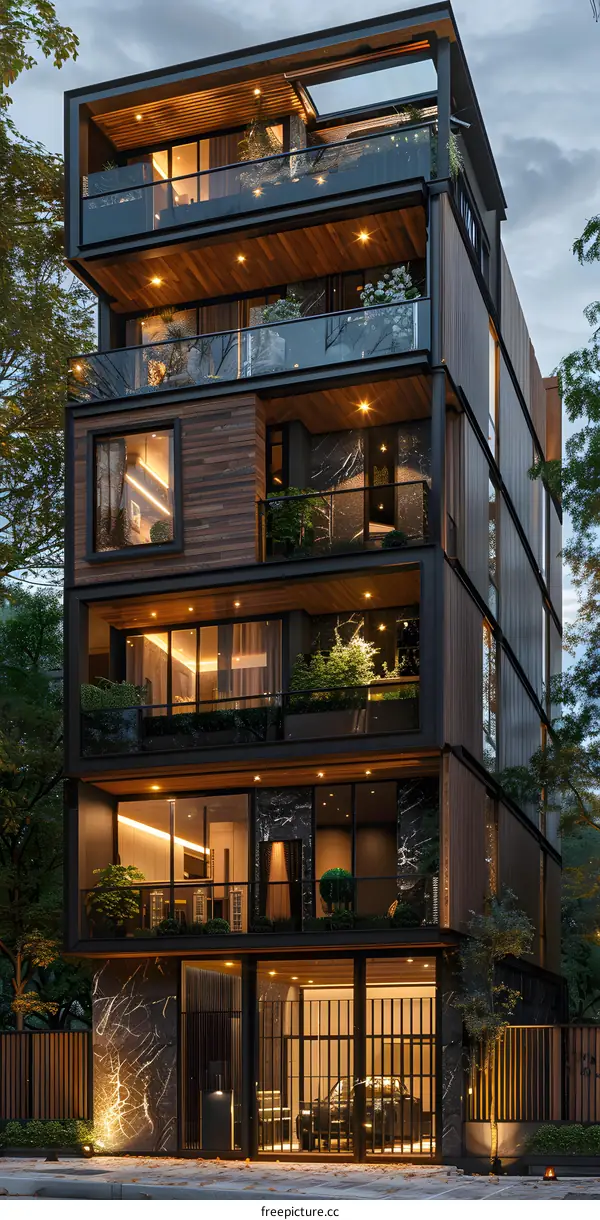 apartment building exterior