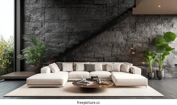 Modern Minimalist Living Room Interior Design