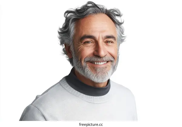 Smiling Senior Man Portrait