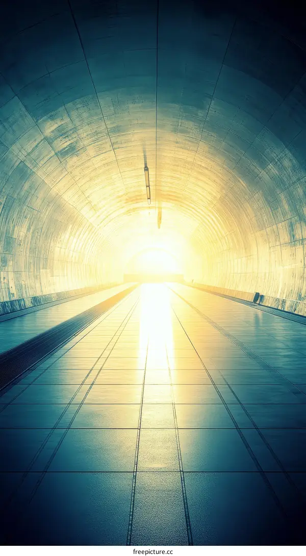 Tunnel to Sunlight Architectural Abstract