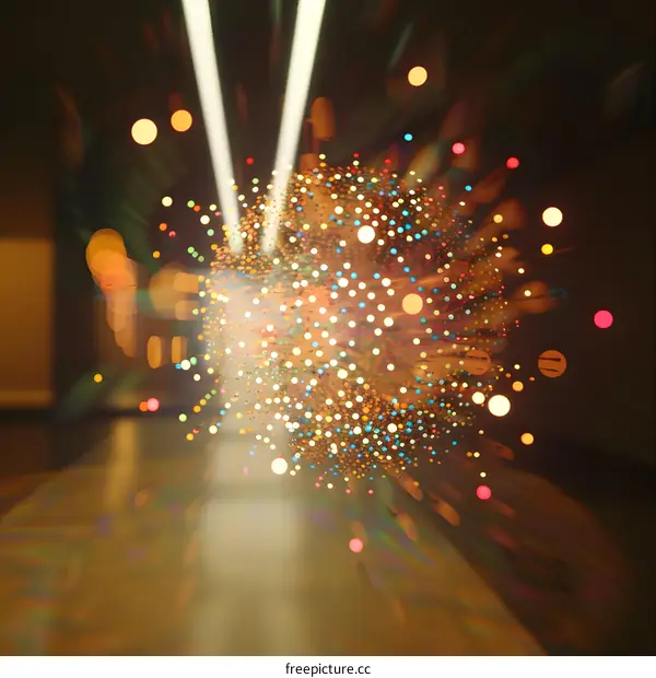 Abstract Colorful Sphere Light