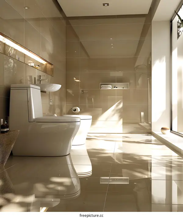 Bathroom effect picture