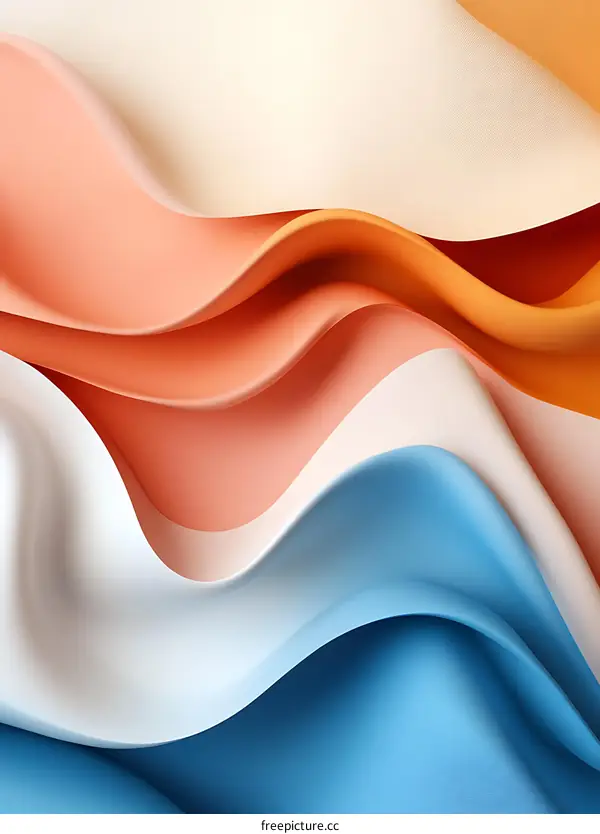 Abstract Colorful Wavy Background for Design