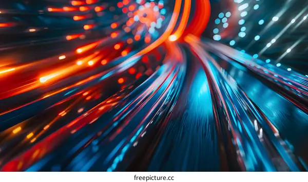 Abstract Neon Light Background