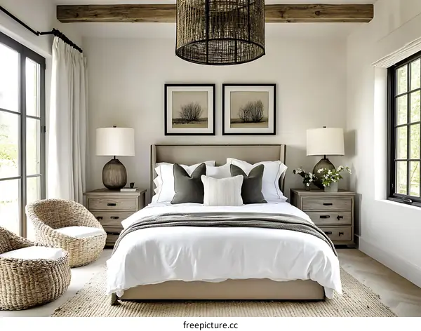 Cozy Modern Farmhouse Bedroom Design