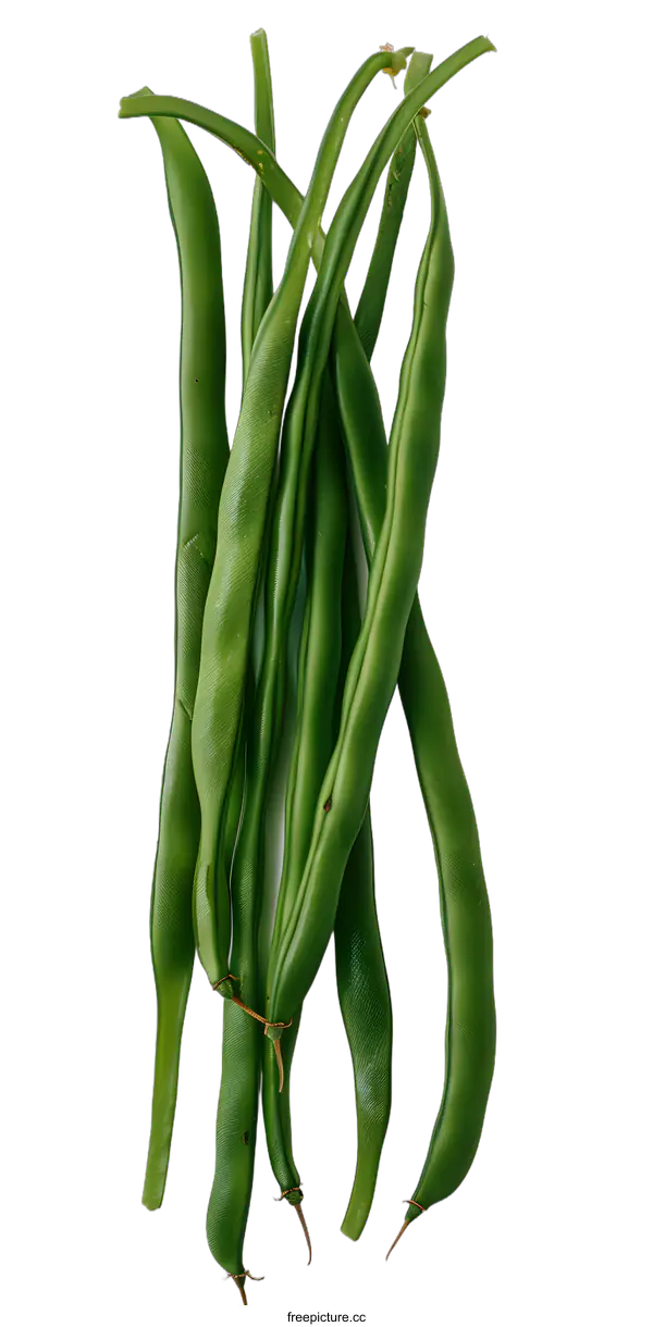 [Transparent Background PNG]Green Beans on White Background