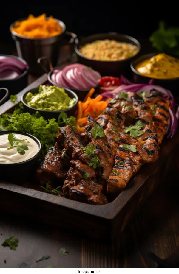 Delectable Skewers and Dips