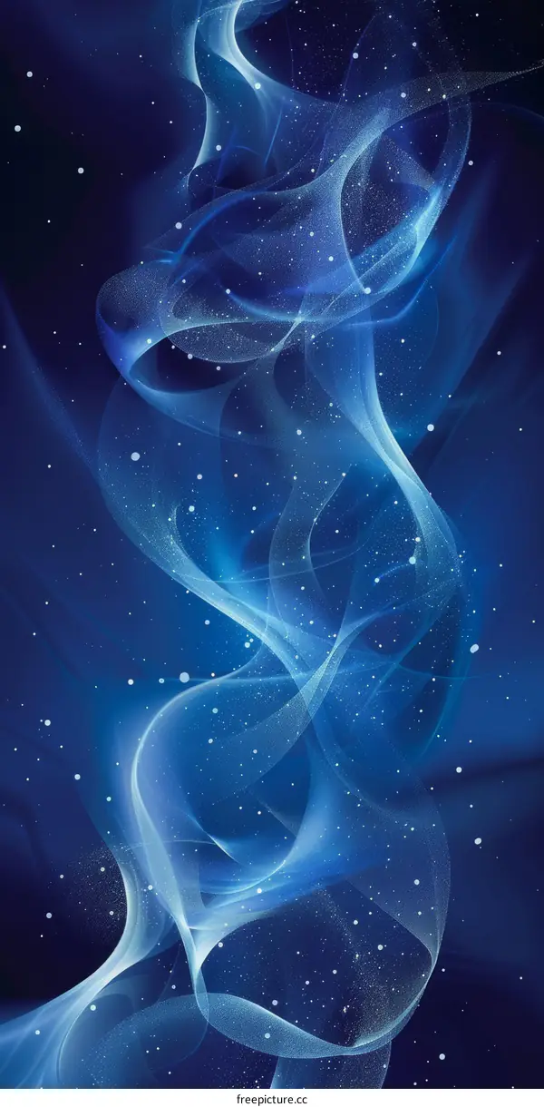 Abstract Blue Light Motion Design