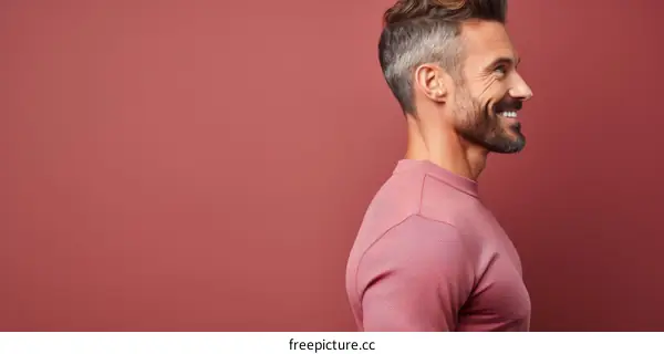 A man with gray hair and beard is smiling.