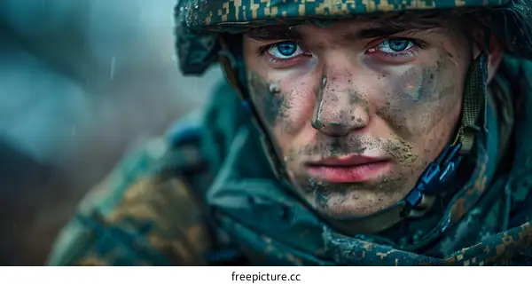 Portrait of a soldier