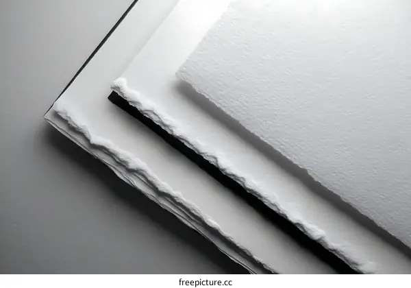 Stacked Watercolor Paper Textures