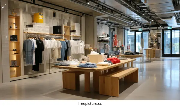 Modern Clothing Store Interior Design