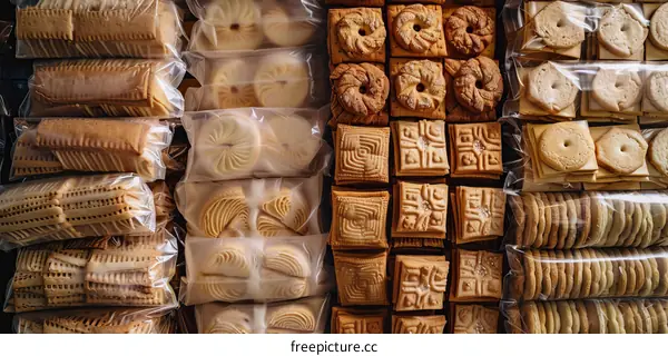 Assortment of Pre-Packaged Cookies