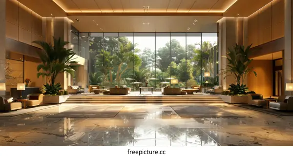 hotel lobby interior design
