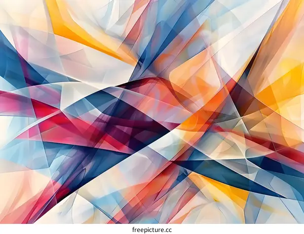 Abstract Colorful Geometric Art