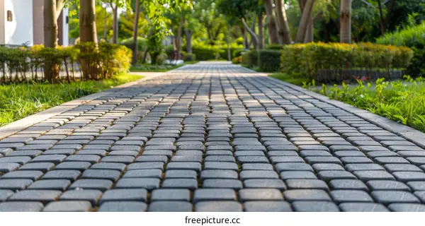 Stone Path in the Park