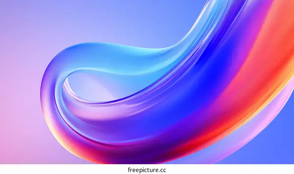 Abstract Colorful Fluid Design