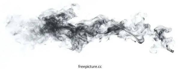 Abstract Smoke Patterns of Cigarette