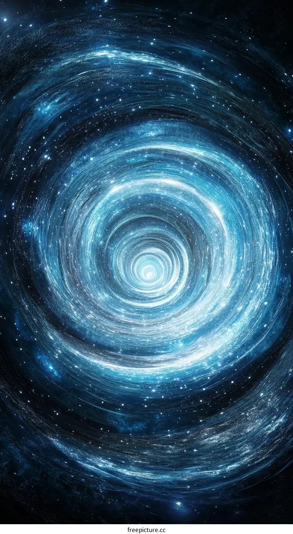 Abstract Cosmic Spiral Galaxy Space Nebula