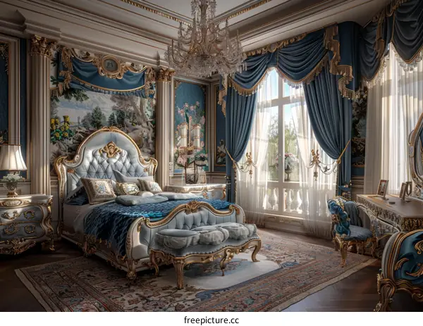 European luxury bedroom