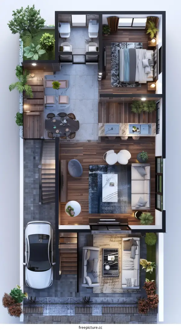 Modern House Floor Plan Design