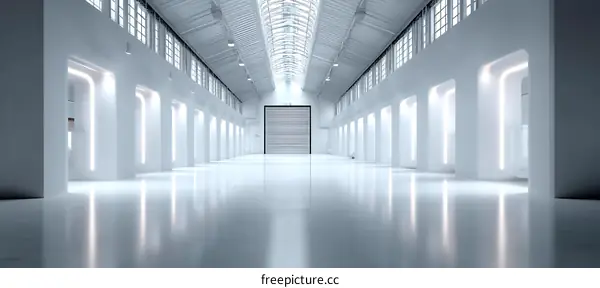 Modern Industrial Warehouse Interior Design