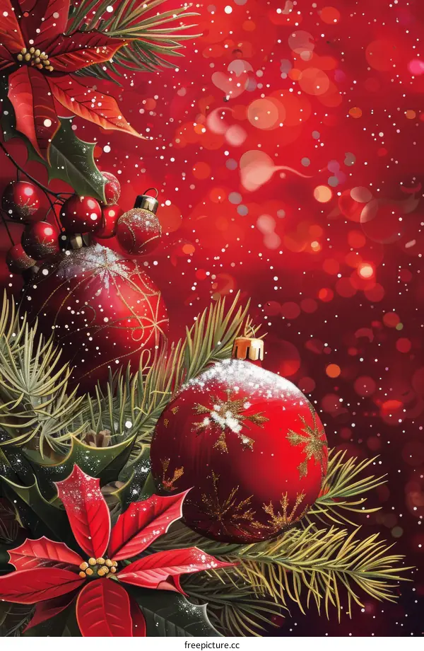 Christmas Decorations with Festive and Cozy Ambiance