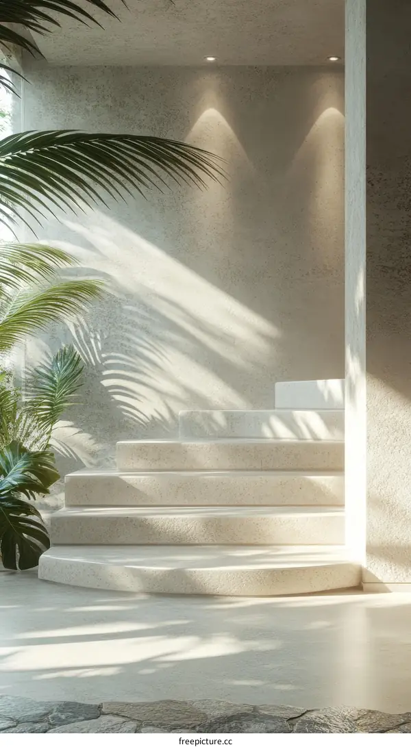 Modern Minimalist Interior Staircase Design