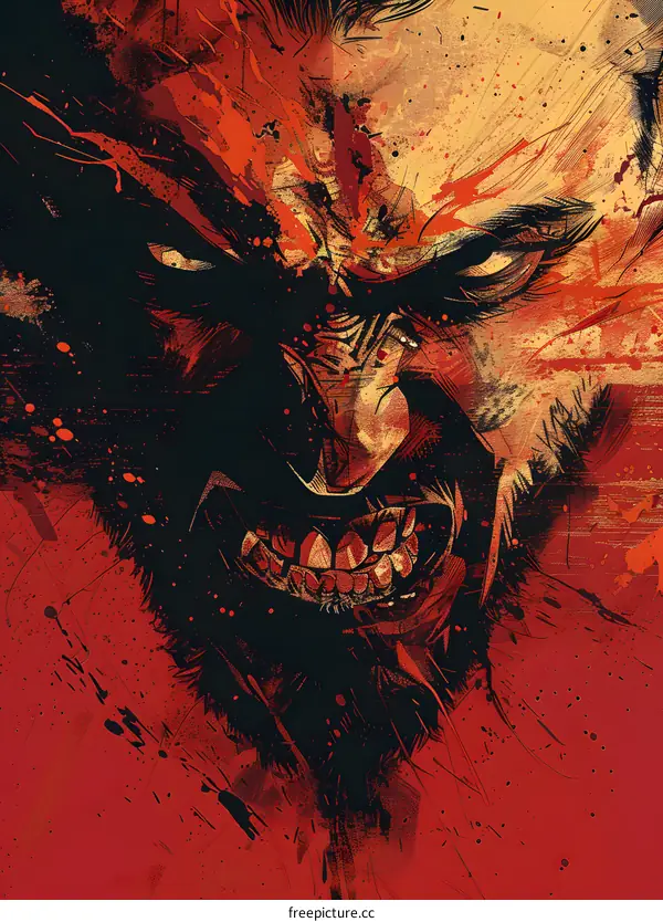 Wolverine illustration