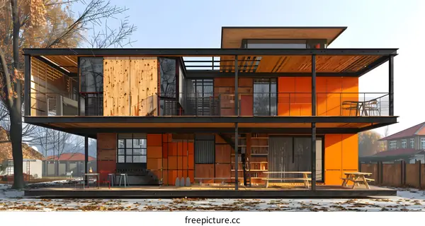 prefab house