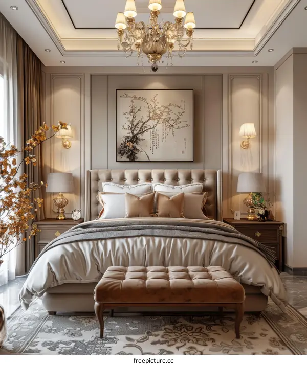 Bed Headboard Decorative Painting