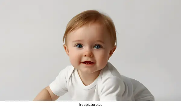 Portrait of a happy baby