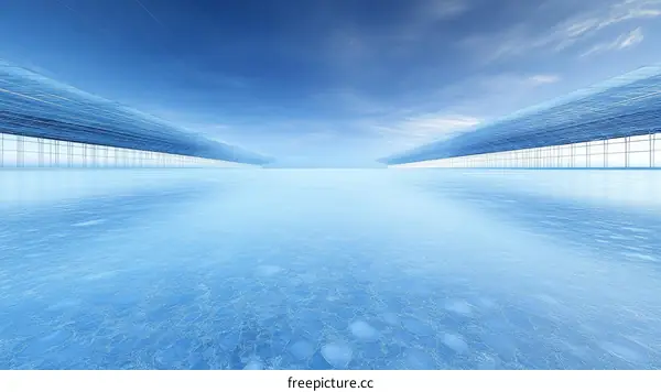 Futuristic Architectural Perspective of a Modern Building